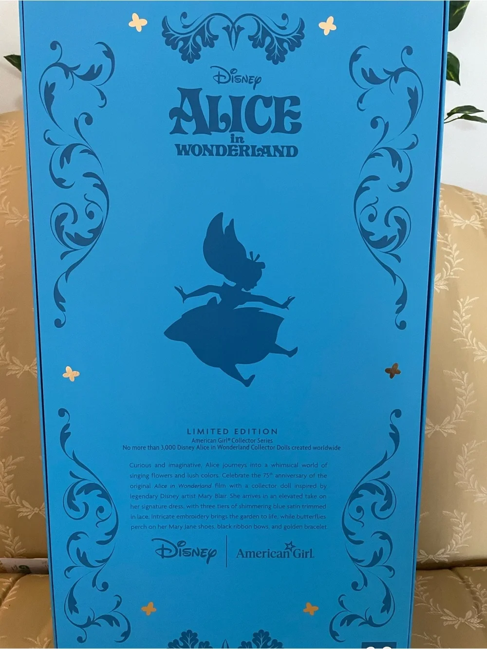 American Girl X Disney Alice in Wonderland collector doll